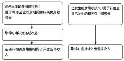 企业取得单个项目的政府补助