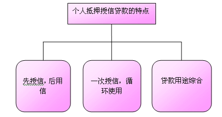 个人抵押授信贷款的特点