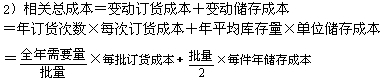 2015年初级审计师《审计专业相关知识》复习：存货管理