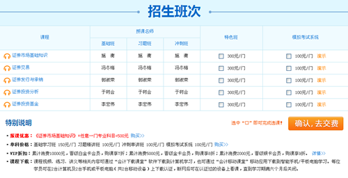 证券从业资格考试培训