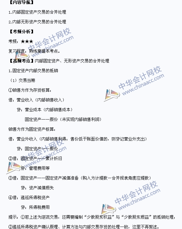 2015年中级会计职称《中级会计实务》高频考点：无形资产交易