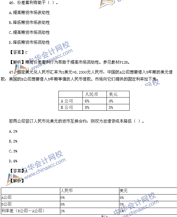 期货从业资格考试《期货基础知识》样卷单选题