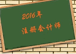 2016年注册会计师复习资料