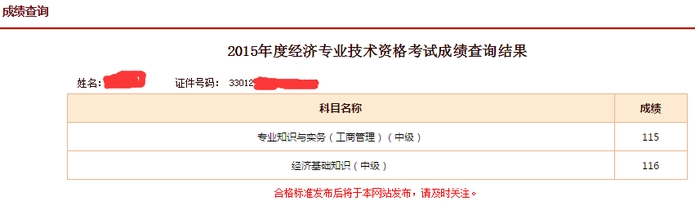 网校学员经济师考试成绩