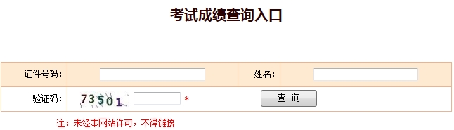 经济师考试成绩查询入口