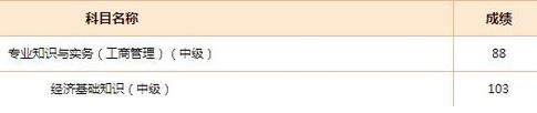 网校学员经济师考试成绩