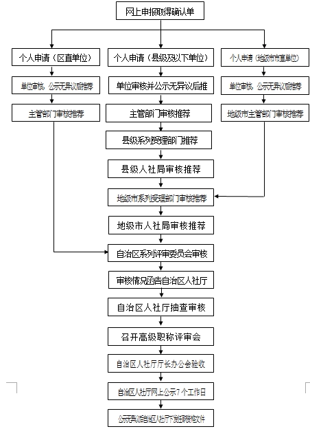 全区高级职称申报流程