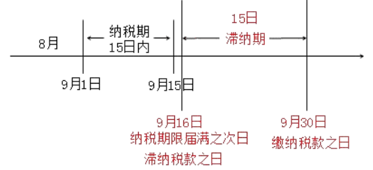 滞纳天数