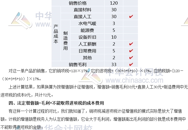 会计零距离：增值税并非只对增值额征税