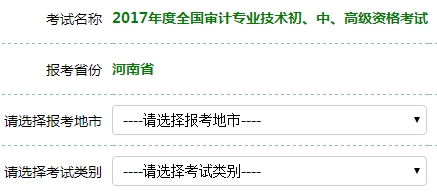 2017年审计师考试报名入口开通