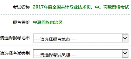 2017年审计师考试报名入口开通