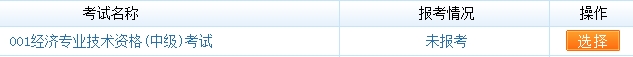 中级经济师报名入口