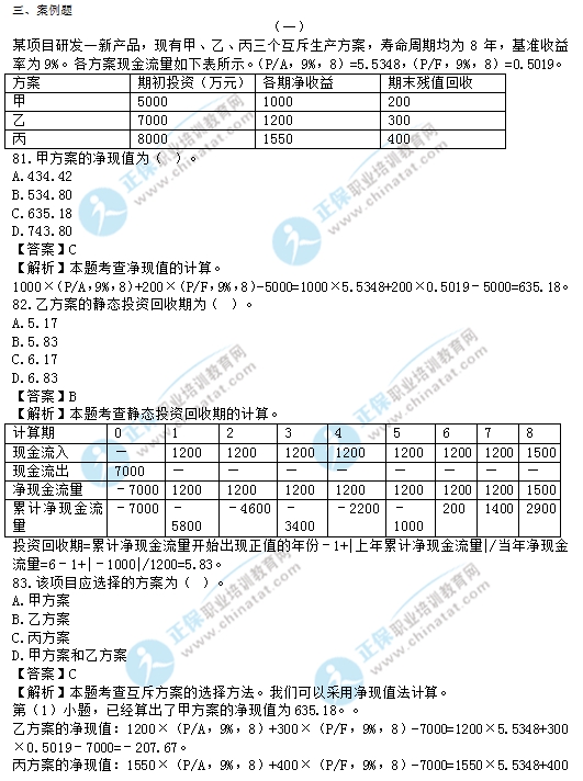 2017中级经济师建筑试题及答案解析