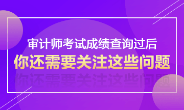 2017年审计师考试成绩查询过后不得不关注的事情—考后资格审核