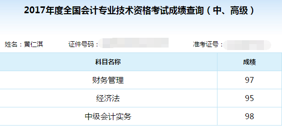 290分学霸考生说：中级会计职称备考要抓住这三点 