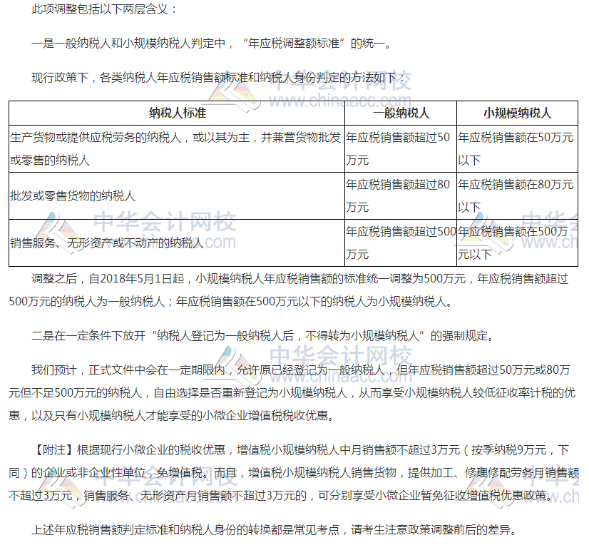 增值税税率调整对2018年初级会计考试有何影响？