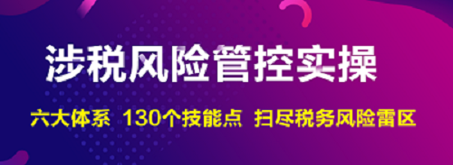 企业涉税风险管控实操班