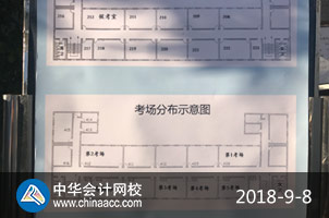 2018年中级会计职称考试现场（正保会计网校拍摄）