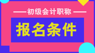 初级报名条件