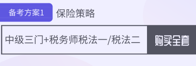 税务师+中级备考方案1