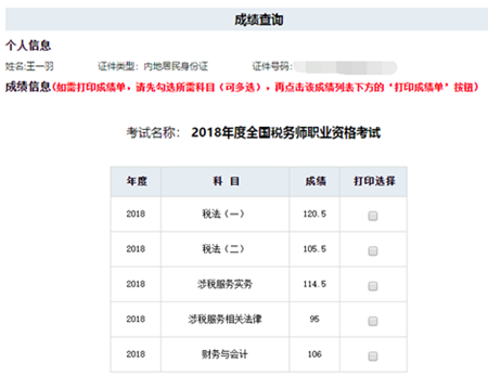 2018税务师网校优秀学员王一羽