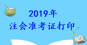 注会准考证打印.