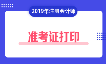 【关注】2019山西临汾注会专业阶段准考证打印下月开通