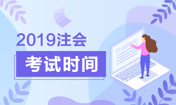 2019年注会《经济法》科目什么时候考试？