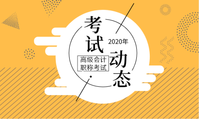 2020年江苏高级会计职称考试科目