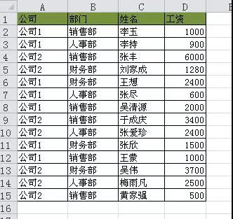 一个新手的excel学习笔记