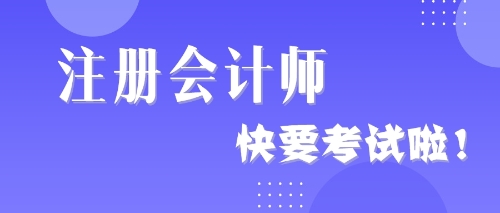 注册会计师考试2019