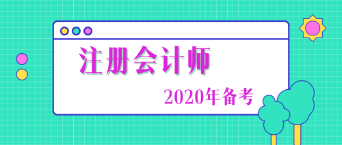 注册会计师2020年备考