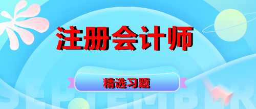 注会精选习题