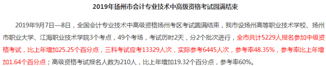 中级会计职称考试难度大吗？2019有多少考生通过考试？