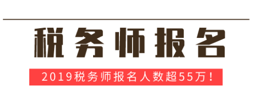 2019税务师报名人数