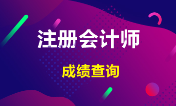 黑龙江哈尔滨注会成绩查询时间