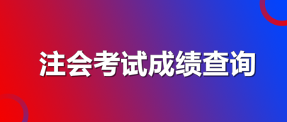 注会考试成绩查询2019