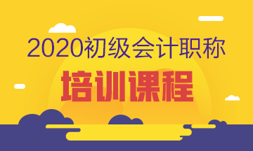 正保会计网校都有哪些2020年初级会计培训班型？