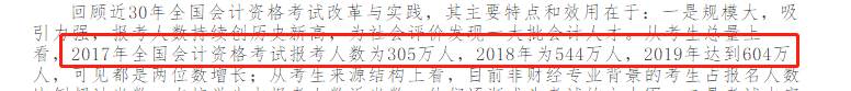 官方数据：2019年中级会计职称通过率仅为13.125% 