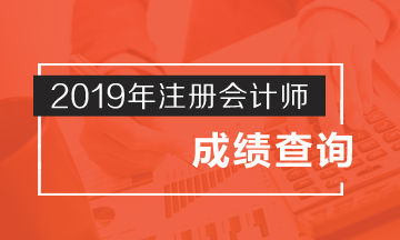 2019cpa成绩查询