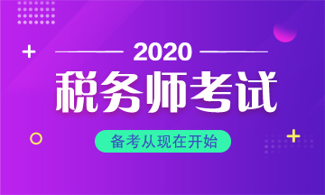 2020年税务师考试