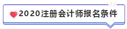 【精华长文汇】2020年注册会计师报名时间和报名条件 