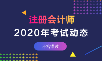 岳阳2020年cpa的考试时间确定了