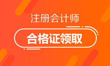 2019广东注会合格证在哪领取？