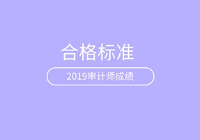 2020审计师考试合格标准