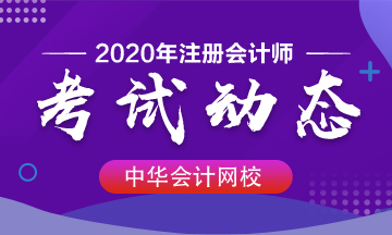 海南2020注会科目定了吗？