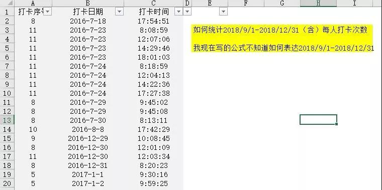 Excel技巧丨考勤打卡统计，这才是最简单的方法！