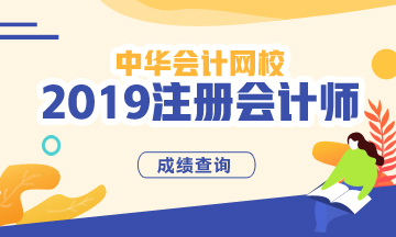 2019年西藏注会官方成绩查询时间