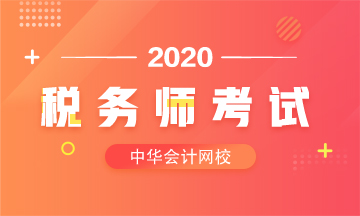 2020税务师考试