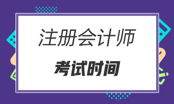 广东佛山2020年cpa各科考试时间